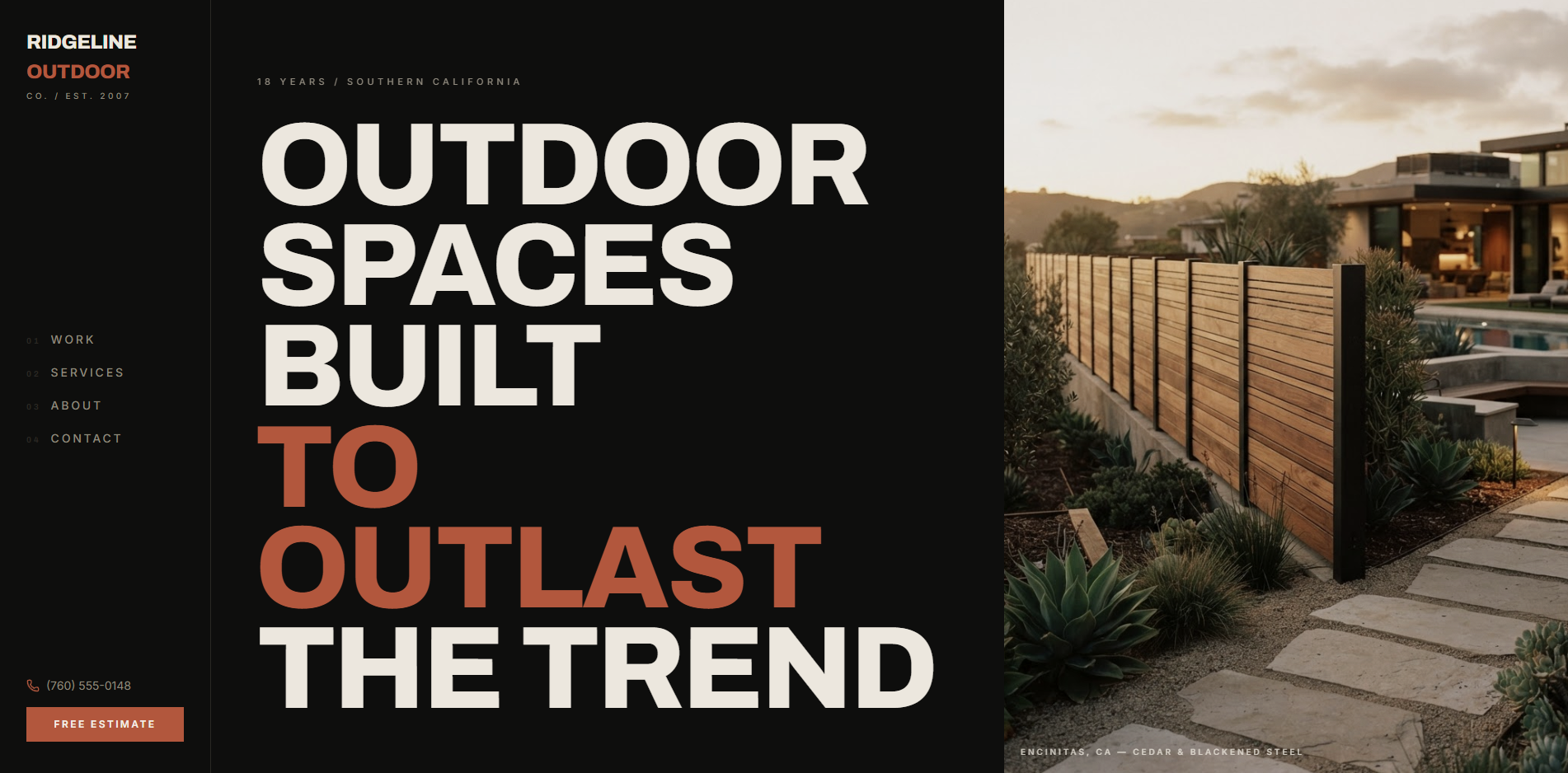Ridgeline Outdoor Co. hero